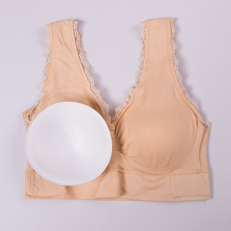Ultra Breathable & Wireless Push-up Bra